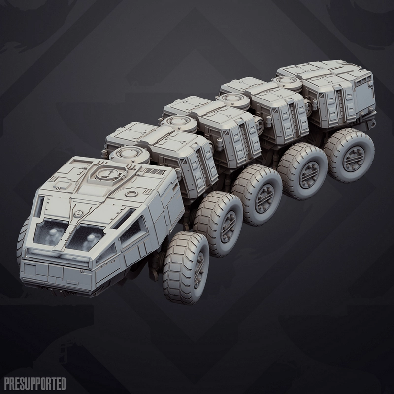 Star Wars HCVw A9.2 Juggernaut Transport with armored cab and six wheels