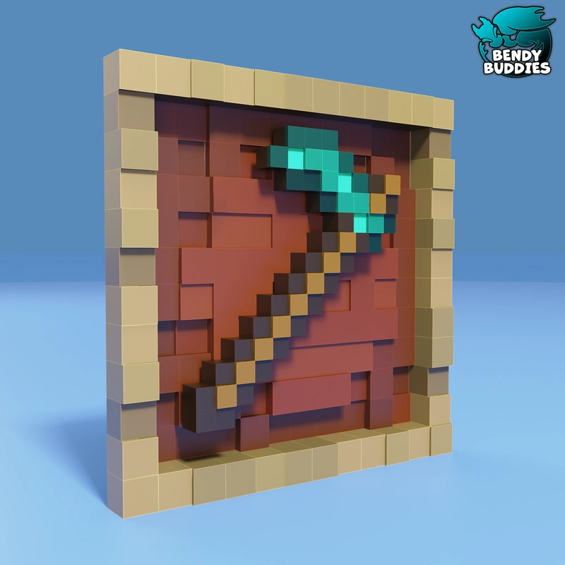 Diamond Hoe Frame — Minecraft