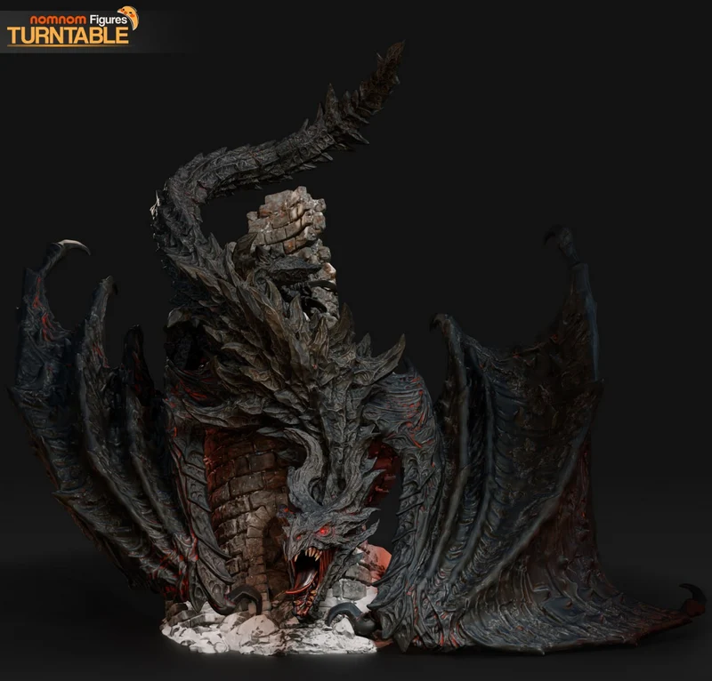 Alduin — Skyrim Dragon 3D Model