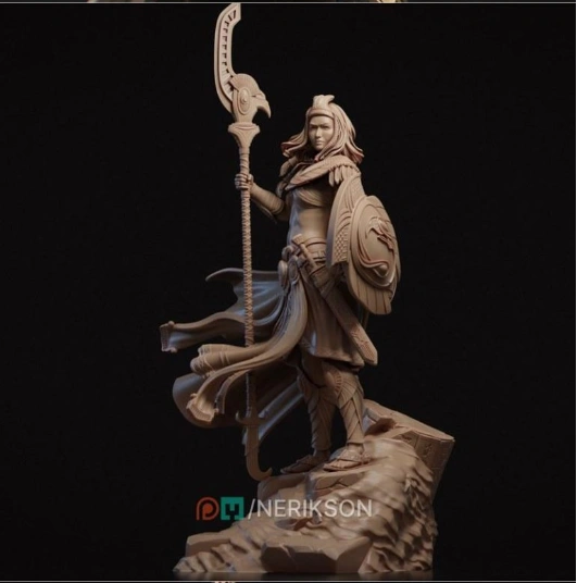 Ankhira Fantasy Warrior STL 3D Printable Model
