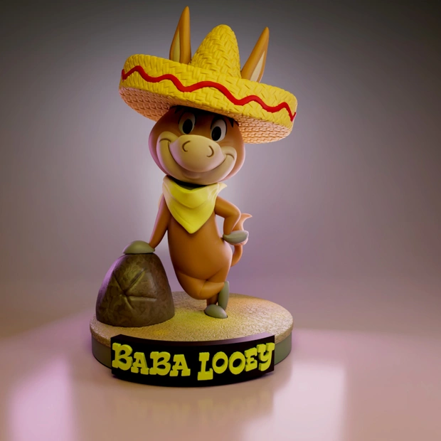 Baba Looey Quick Draw McGraw 3D Model