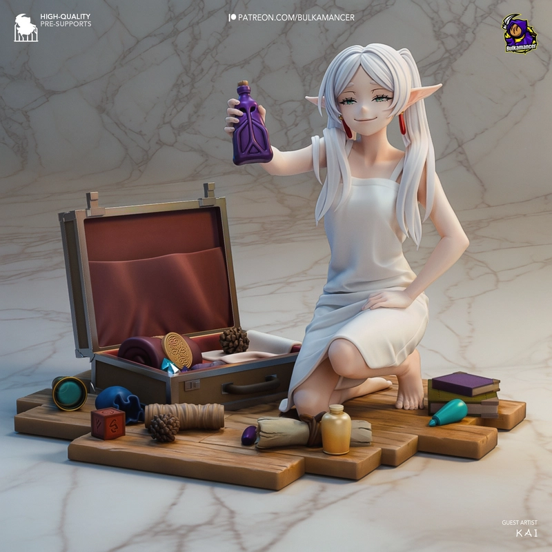 Frieren Elf Mage Character Figure