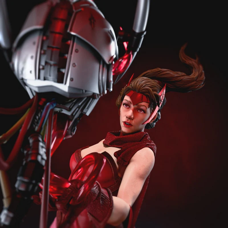 Scarlet Witch Marvel Character 3D Model