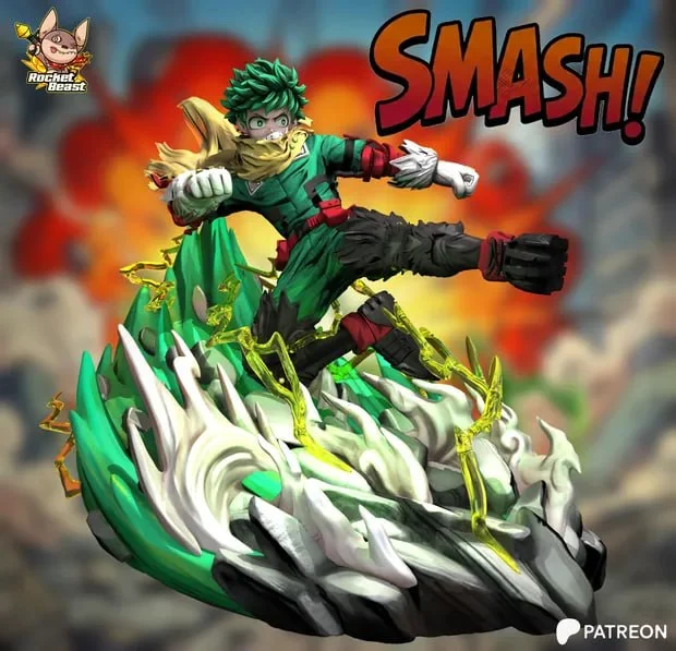 Deku My Hero Academia 3D Printable Figure