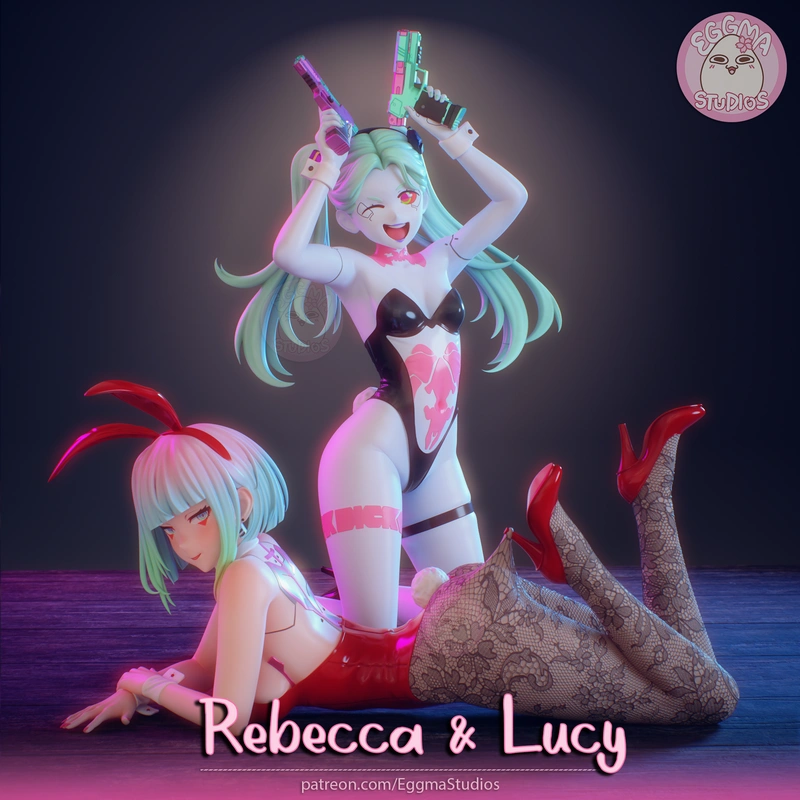 Rebecca Bunny Original Character 3D Print Model