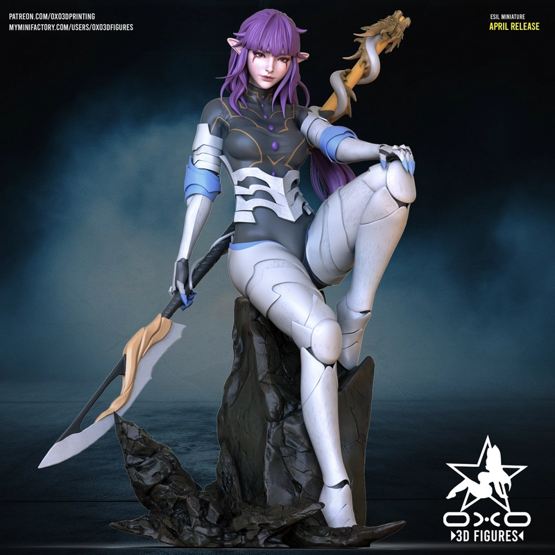 Esil from Solo Leveling Character 3D Print Model