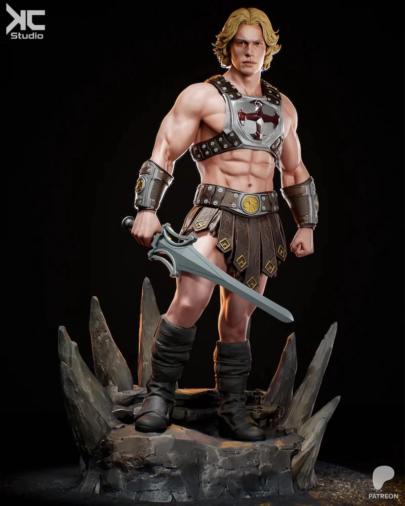 He-Man Masters of the Universe Statue 3D Model