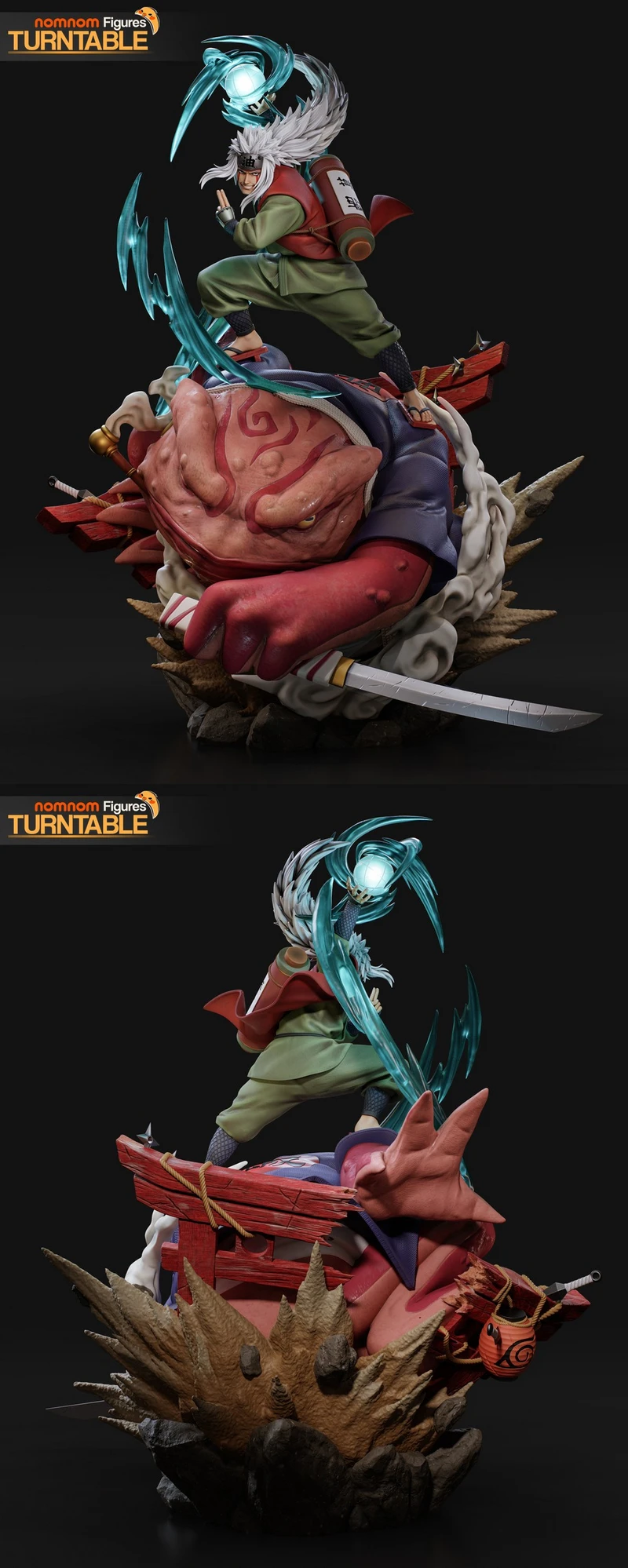Jiraiya Naruto 3D Printable Statue STL Download