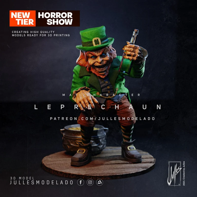 Leprechaun Horror Character