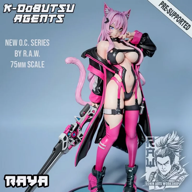 Raya — Cat-Eared K-Obutsu Agent 3D Model