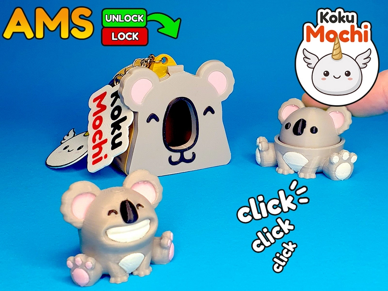 Koku Mochi Koala House 3D Printable Model