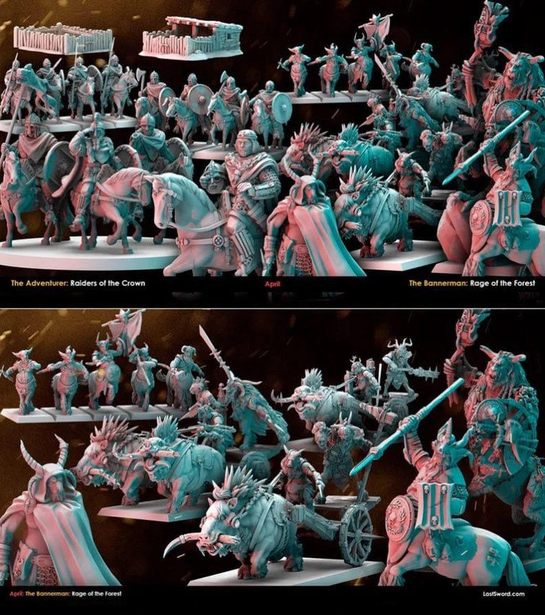 Original Fantasy Miniatures STL Collection – April 2026