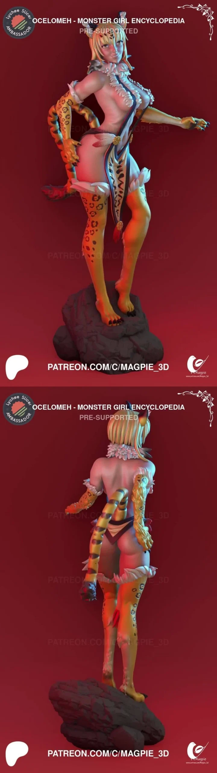 Ocelomeh Monster Girl Encyclopedia Figure Model