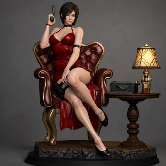 Ada Wong Resident Evil 4 3D Model