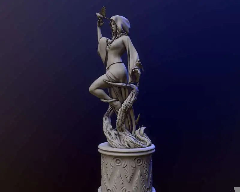 Nocturna DC Comics Character Statue 3D Print Model