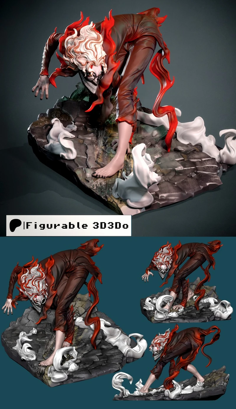 Okarun from Dandadan 3D Printable Figure STL