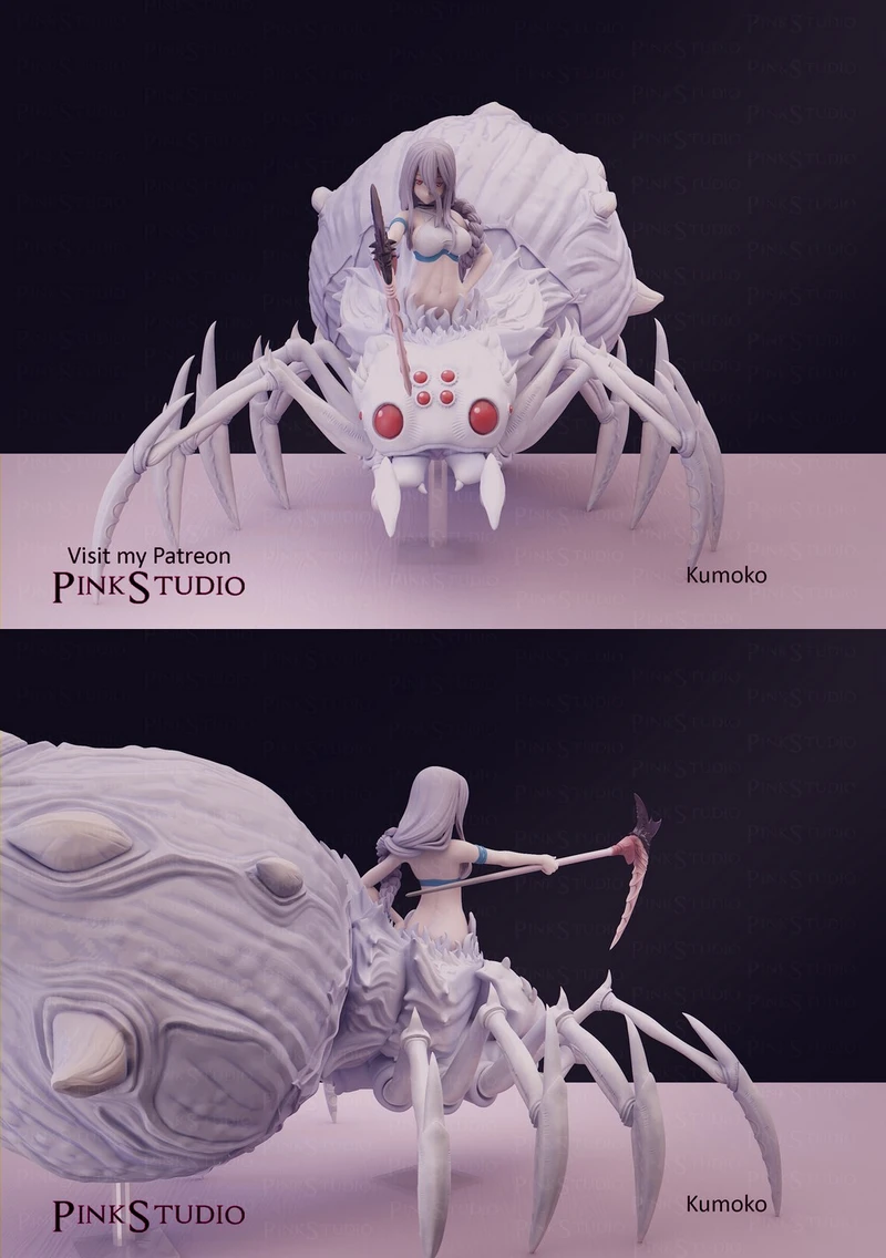 Kumoko Spider Girl Anime 3D Printable STL Model