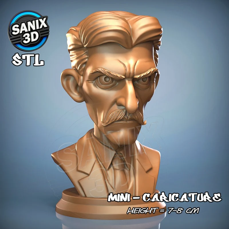 Nikola Tesla Historical Figure Bust