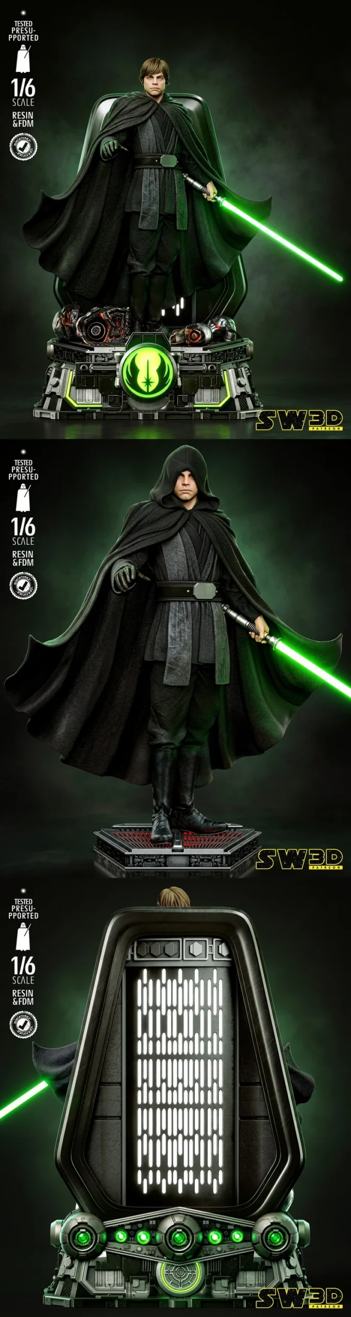Luke Skywalker Sculpture — Star Wars