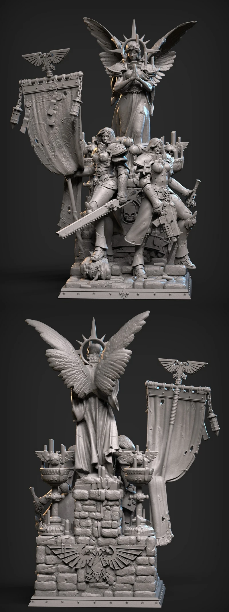 Sis Diorama Original Character Fantasy STL Model