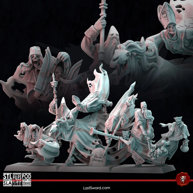 Spectral Host group of ghostly undead riders, warriors, and creatures