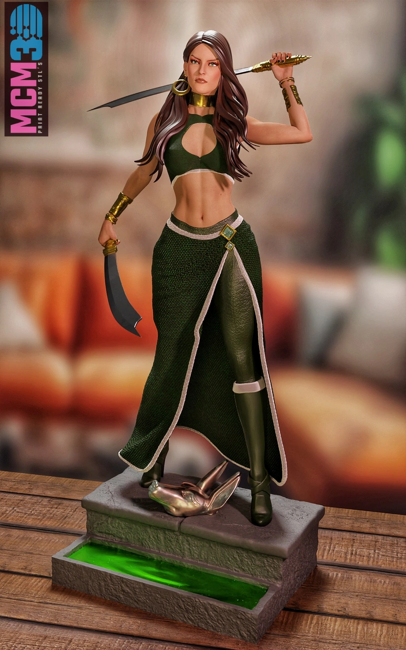 Talia al Ghul DC Comics 3D Printable Statue Model
