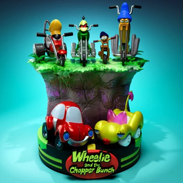 Wheelie and the Chopper Bunch 3D Model