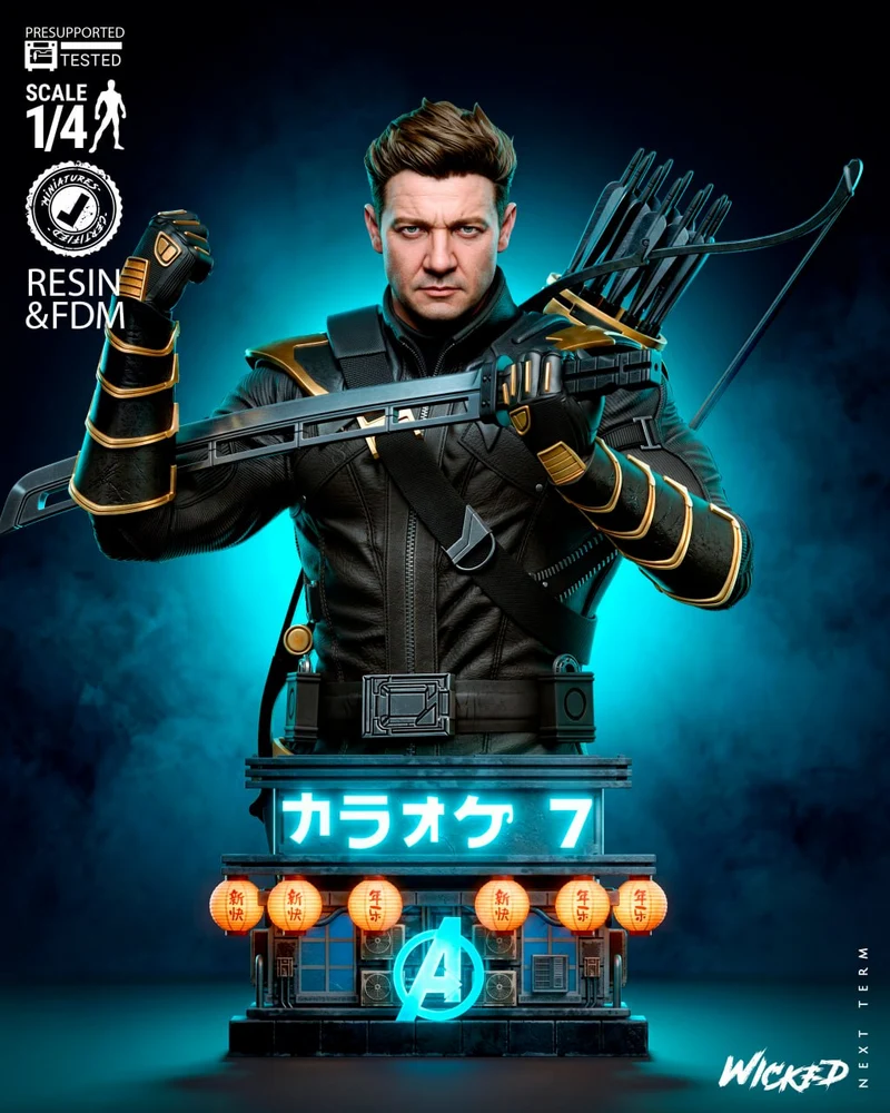 Clint Barton Ronin Bust — Marvel