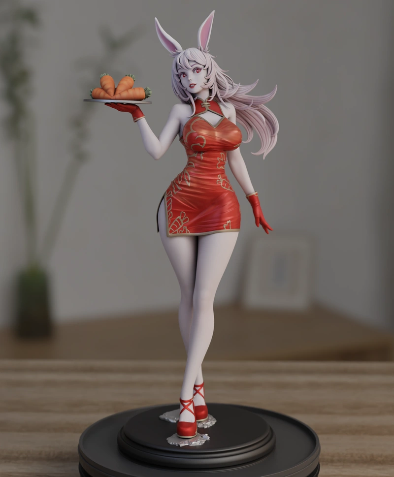 Year of Rabbit Original Character 3D Figure Model