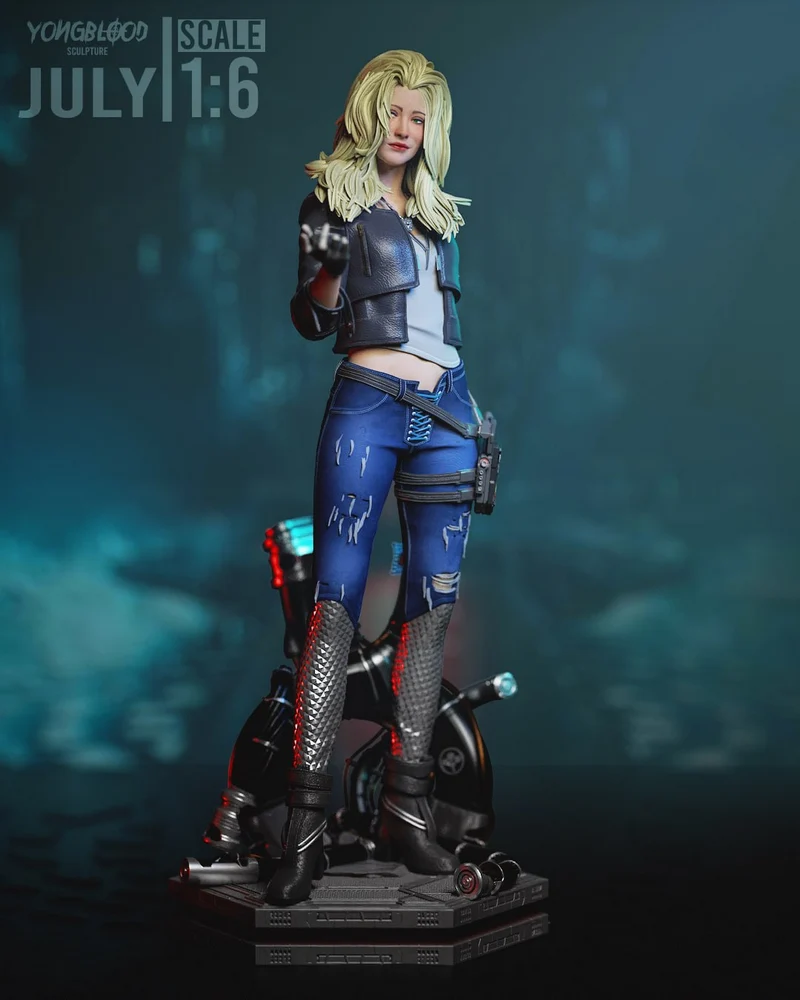 Alt Cunningham Cyberpunk 2077 3D Print Figure
