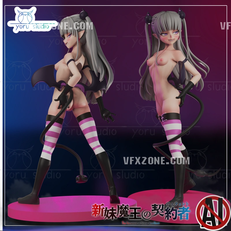 Maria Demon Girl Original Character STL 3D Model