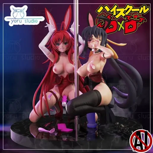 Rias Gremory and Akeno Himejima 3D Model | High School DxD