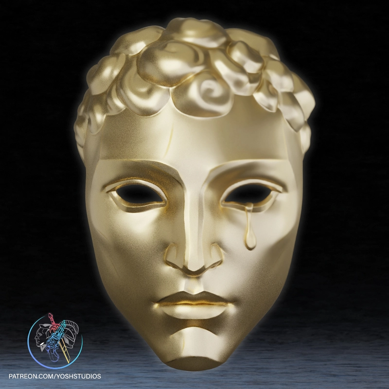 Adam Warlock Blood Soul Mask 3D Model