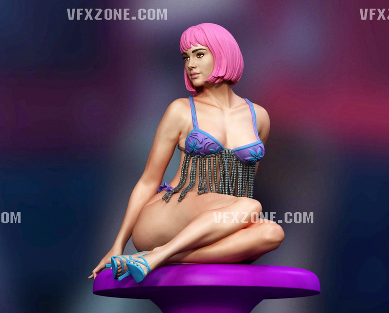 Natali Postman Original Character 3D Model