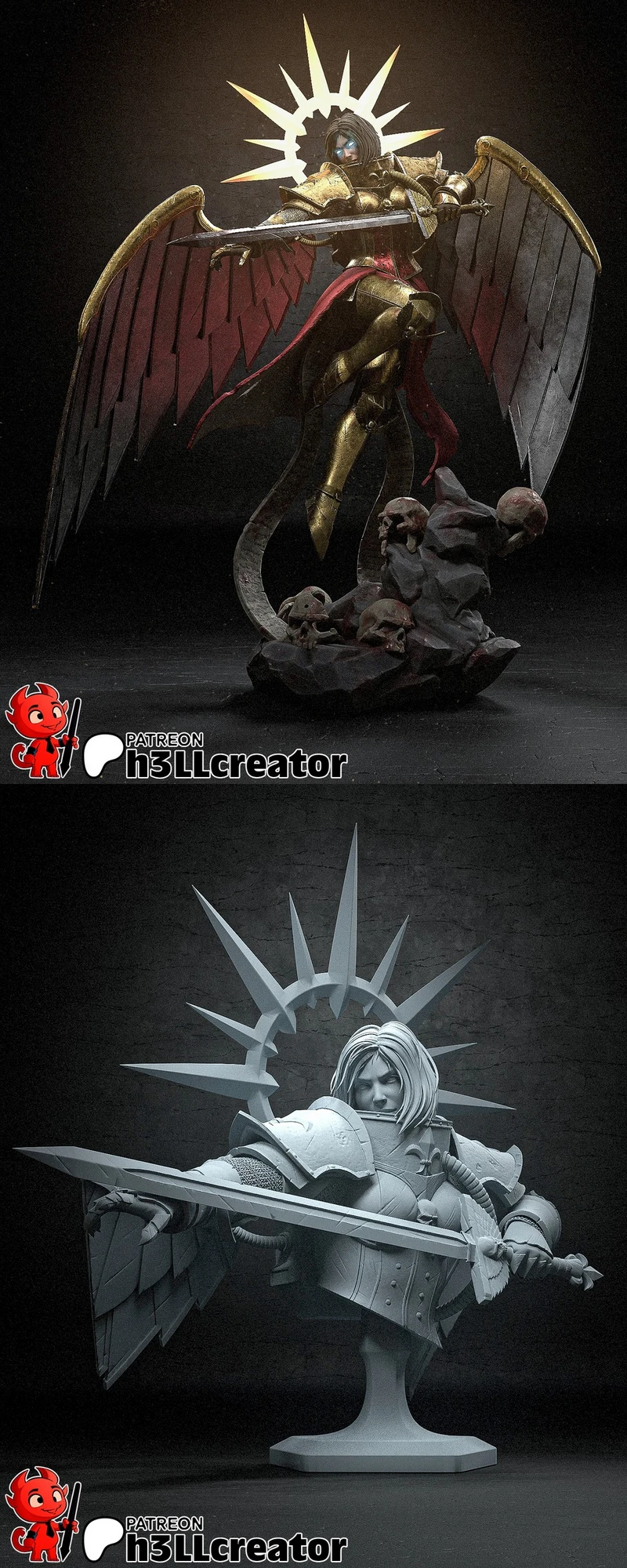 Saint Celestine Warhammer 40,000 3D Print Model