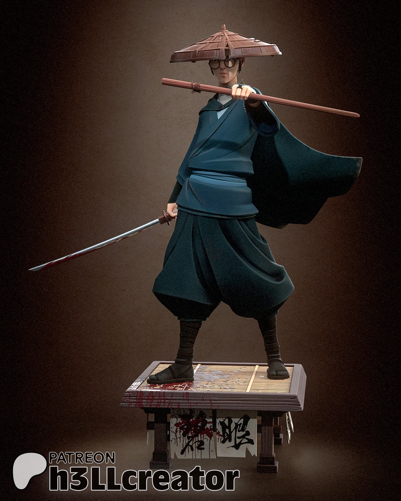 Mizu Original Character 3D Printable Figure Model