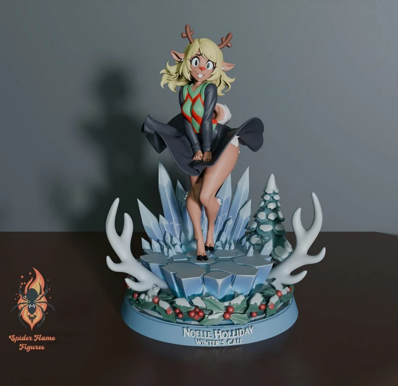 Noelle Deltarune Holiday Winter’s Call STL Model