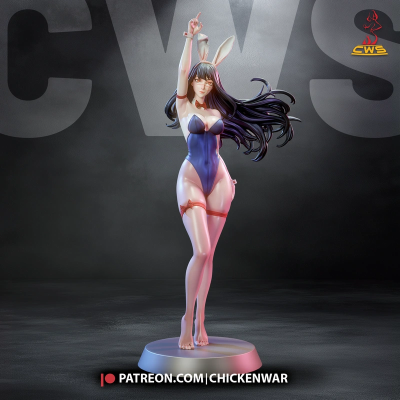 Yoru Chainsaw Man Anime 3D Printable Statue Model