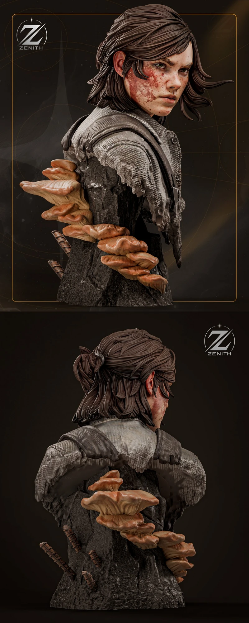 Ellie Williams Bust STL – The Last of Us