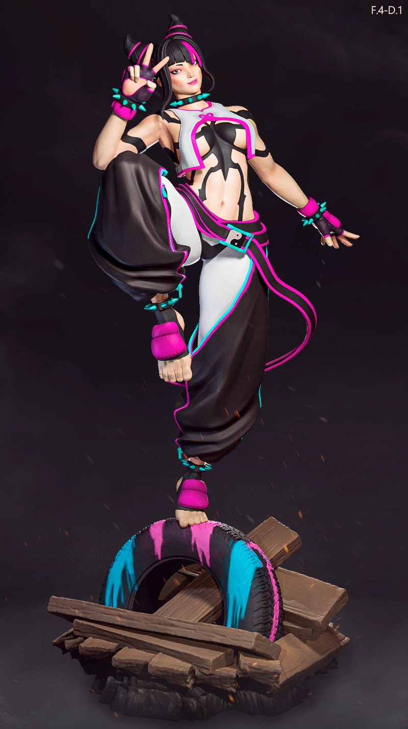 Juri — Street Fighter Character Statue