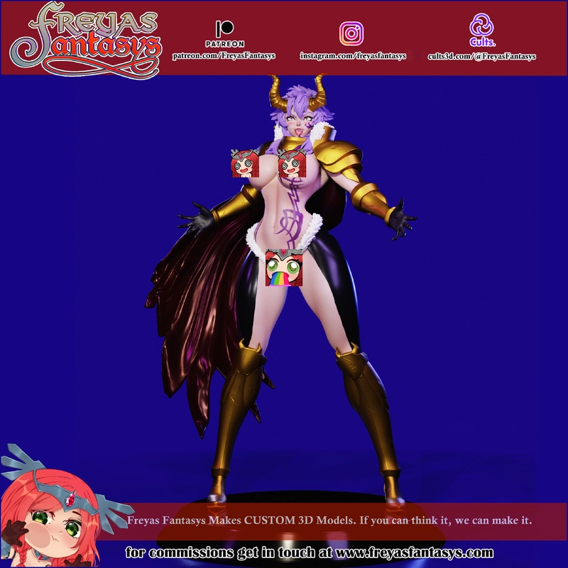 General Chloe Original Character 3D Printable Model