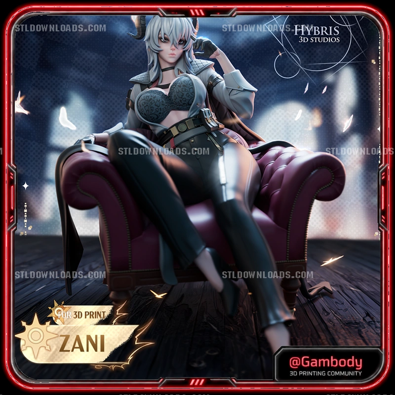 Zani from Wuthering Waves Free STL Character Model
