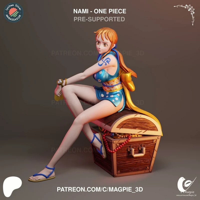 Nami — One Piece Pre-Supported 3D Model