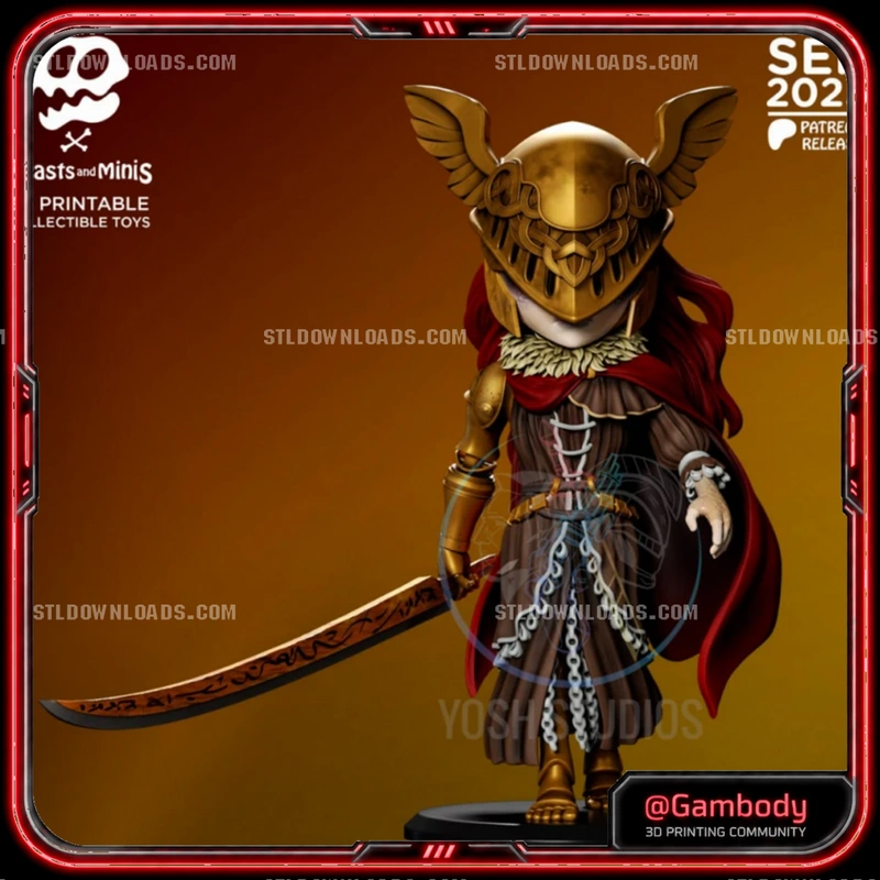 Malenia Elden Ring 3D Printable Character Model