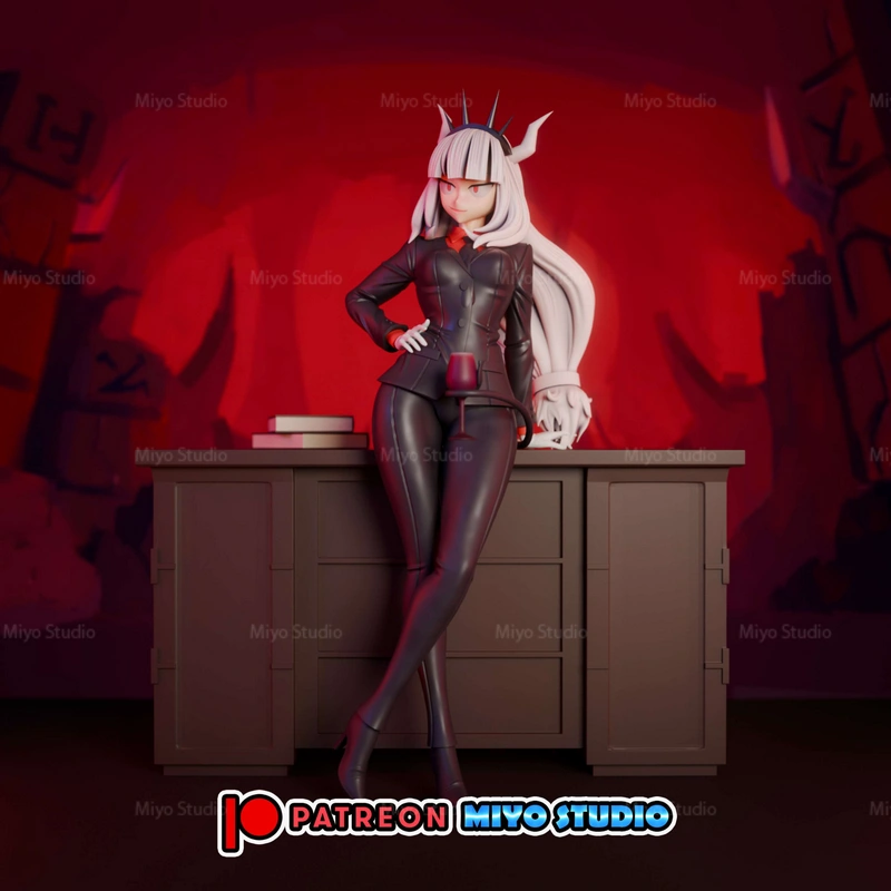 Lucifer from Helltaker 3D Figure