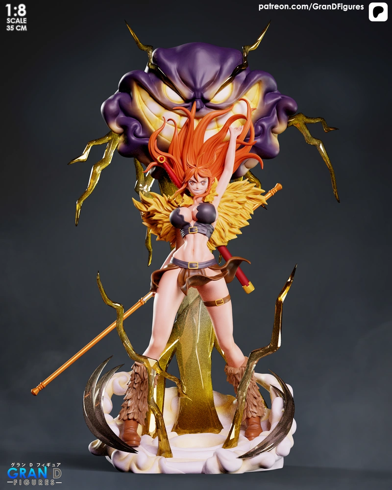 Nami Elbaf One Piece 3D Printable Figure Model